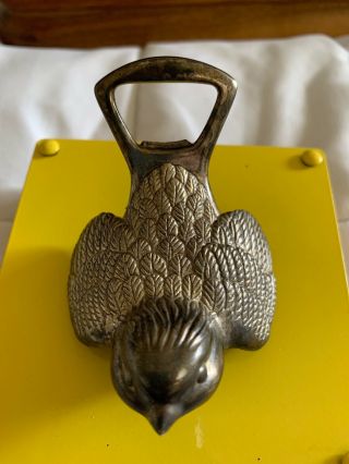 Sparrow Bird Shape Vintage Antique Style Handmade Brass Bottle Opener Table Deco