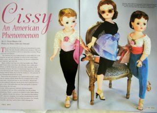 19p History Article Color Pics - Madame Alexander Cissy Doll & Her Clothing