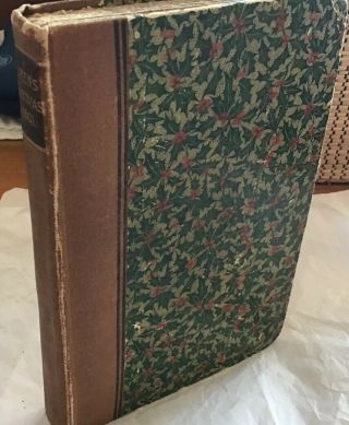 Antique Rare Charles Dicken Christmas Carol Pocket Book Hardback 1845