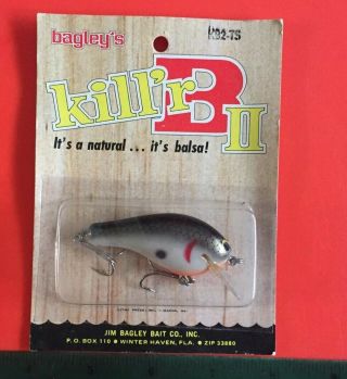 Vintage Rare Bagley Balsa Kill 