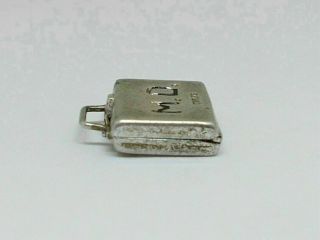 RARE VINTAGE M.  D.  DOCTOR ' S BAG Sterling Silver CHARM OPENS TO CANDY? 3