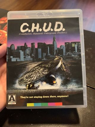 C.  H.  U.  D.  Chud (blu - Ray 2 - Disc) Horror Arrow Video Rare Oop Limited Edition.