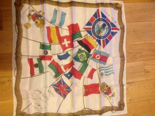 Rare Vintage World Cup Willie 1966 World Cup Scarf Still In Bag Head Scarf