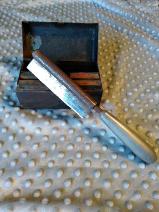 Antique 2pc A S Aloe Company Knife Surgical Amputation With Case