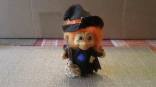 Russ Troll Doll 5 " Halloween Witch / Russ Troll Dolls / Toy / Vintage Toys