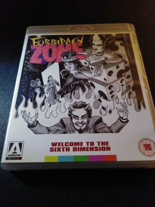 Forbidden Zone Arrow Blu - Ray Rare Oop Region