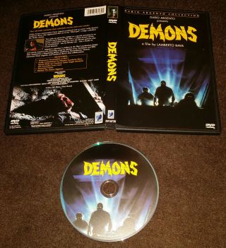 1985 Demons Dvd Dario Argento Natasha Hovey Geretta Geretta Horror Oop Rare