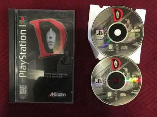 Rare Hard To Find D Playstation 1 Ps1 Complete Longbox Long Box Cib