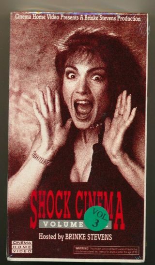 Shock Cinema Vol 3 Rare Vhs 1989 - 90? Horror Cult Thriller Still