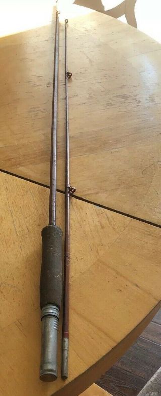 Vintage 2 Pc South Bend Bait Co Bamboo Rod