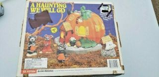 Rare Wee Crafts A Haunting We Will Go Halloween Pumpkin Ready To Paint Kit