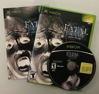 Fatal Frame (microsoft Xbox,  2002) Complete Cib,  Disc,  Rare Horror