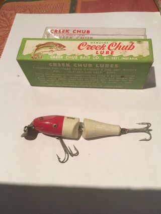 Creek Chub Jointed Pikie 2702 Vintage Fishing Lures Includes Box 3