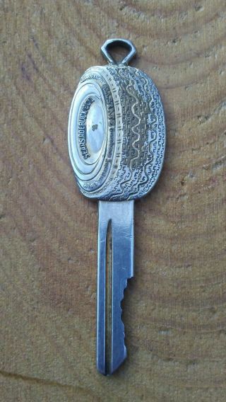 Vintage Rare Sears Roebuck And Co Allstate Tires Advertising Key.