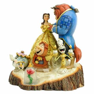 Jim Shore - Disney Traditions - Beauty And The Beast Figurine - 4031487 - Rare