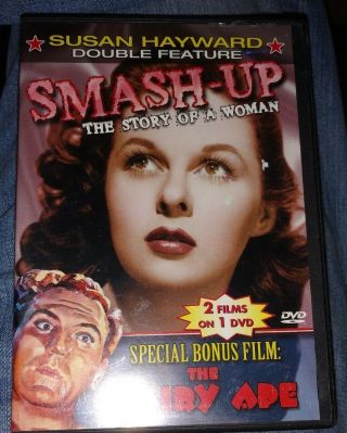Smash - Up: The Story Of A Woman/the Hairy Ape (dvd,  2015) Susan Hayward/rare,  Oop