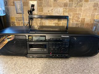 Panasonic Rx - Ds20 Stereo Boombox Digital Am/fm Cd Cassette Orig Box 1990 Rare