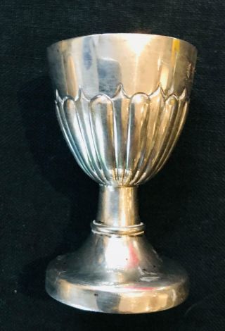 Antique Hallmarked Silver Egg Cup