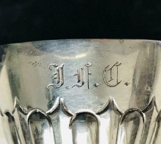 Antique Hallmarked Silver Egg Cup 2