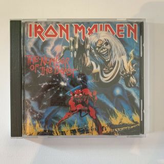 Iron Maiden - The Number Of The Beast Cd 1982 Rare Emi Og Press