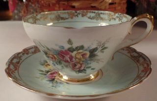 Vintage Rare Sovereign House Fine Bone China Made In England Cup & Saucer