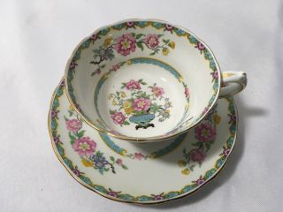 Vintage Grosvenor Fine China Tea Cup Saucer Wu Ting Made In England 94004
