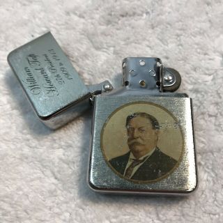 Rare Danbury William Howard Taft 27th U.  S.  President Case Lighter 2