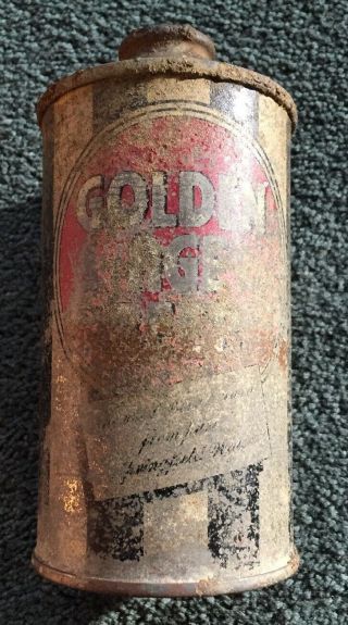 Golden Age Beer Rare Cone Top Fernwood Brewery Lansdowne Pa Very Rare