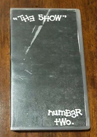The 5how Number Two Vhs La Underground Hip Hop Project Blowed Cve Kclan Rare