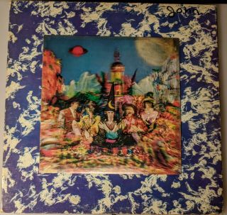 Rolling Stones Their Satanic Majesties Request Lp 1st Us Pressing Rare 3d Cover