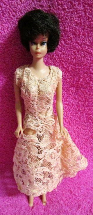 Vintage Mattel Midge 1962 Barbie 1958 Doll Brunette Bubble Cut Hair