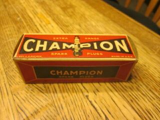 Vintage Champion Spark Plug 2 Com L Prong Electrode Rare Nos