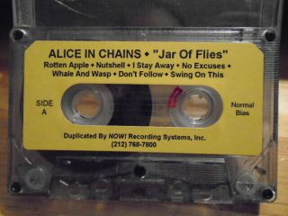 Rare Promo Alice In Chains Cassette Tape Jar Of Flies Layne Staley Mad Season