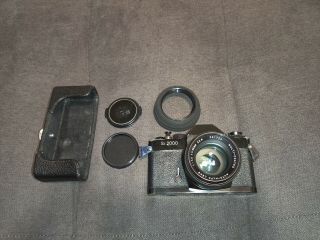 Alpa Si 2000 Slr Film Camera With A Rare Auto - Alpa 55mm F/1.  4 - 16 Lens.