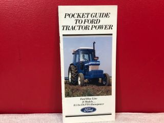 Rare Ford Tractor 11.  5 - 170 Hp Dealer Sales Brochure 11 Page