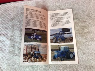 RARE FORD TRACTOR 11.  5 - 170 HP DEALER SALES BROCHURE 11 PAGE 3