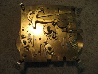 Vintage 8 Day Chime Clock Movement For Spares