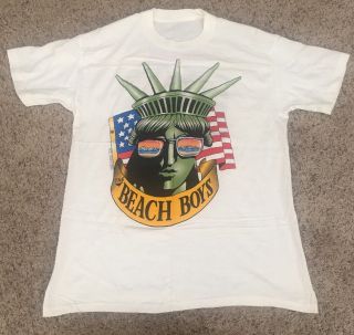 Rare Vtg 1991 Beach Boys Krunchers Chips T Shirt Size Large No Tag Euc