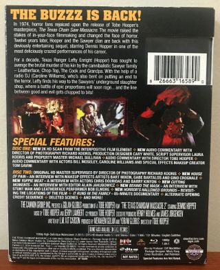 The Texas Chainsaw Massacre 2 Blu - ray w/ Slipcover Scream Factory Rare Horror 2