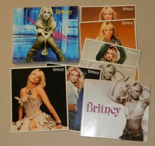 Britney Spears Self - Titled 2001 Taiwan Ltd Cd Promo Postcards Booklet Rare