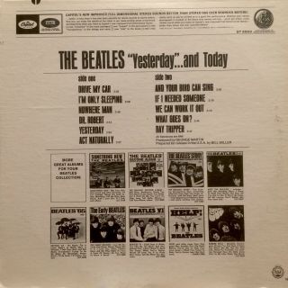 THE BEATLES Yesterday And Today LP CAPITOL ST - 2553 rare orig orange lbl NM 2