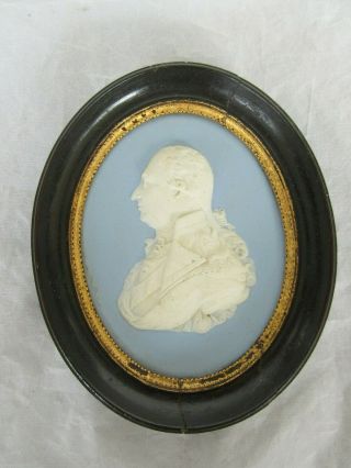 Antique Rare Circa 1820,  Regency Period,  Framed Carved Military Silhouette