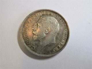 Antique George V Silver Uk Half Crown Coin 1918 - Very Fine,  Lustre