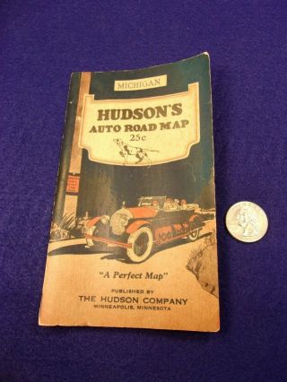 Very Rare Antique " 1925 Michigan Hudson 
