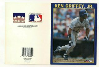 1989 Starline Ken Griffey Jr.  RC Greeting Card very rare 3