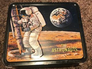 Vintage - Rare " The Astronauts " Metal Lunch Box 1969