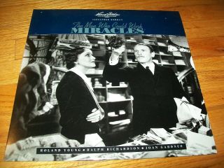 The Man Who Could Work Miracles Laserdisc Ld Very Rare