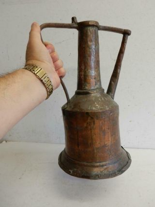 Really Old Copper Islamic Kettle Vessel Middle East Persian