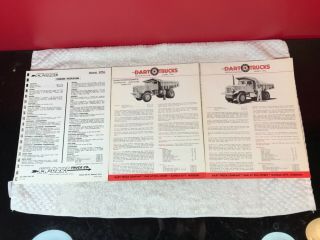 3 Rare 1960s Dart Trucks Dealer Sales Brochures