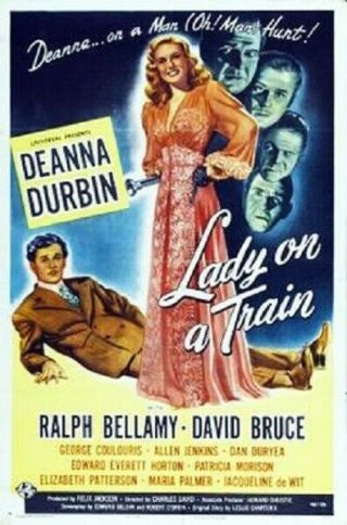Lady On A Train Rare Classic Dvd 1945 Deanna Durbin